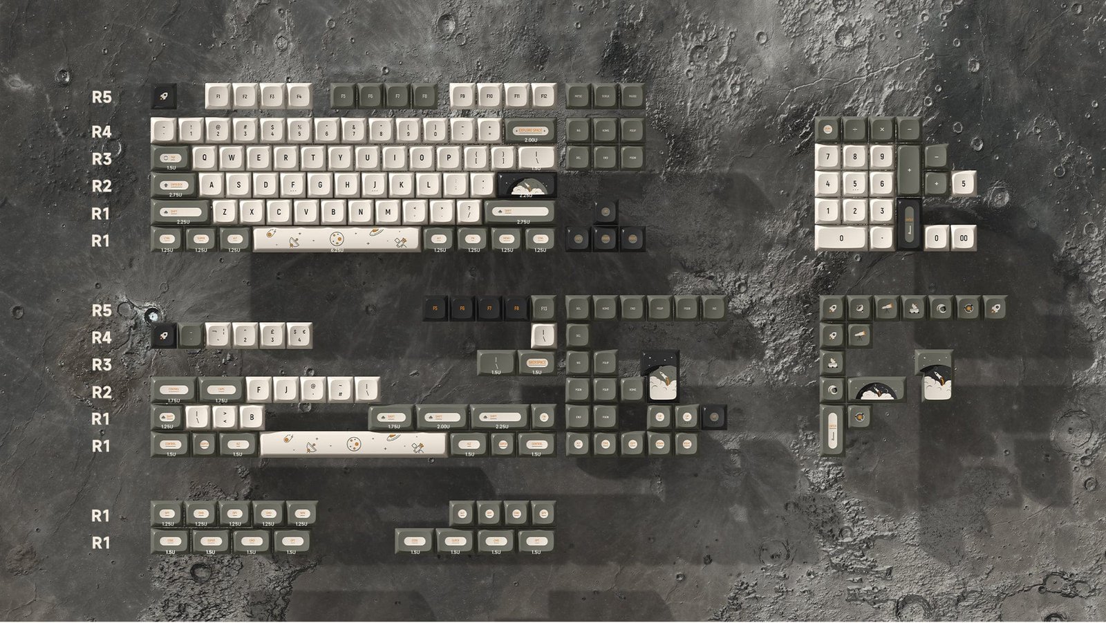 IQUNIX 键帽 搭便车键帽 太空键帽