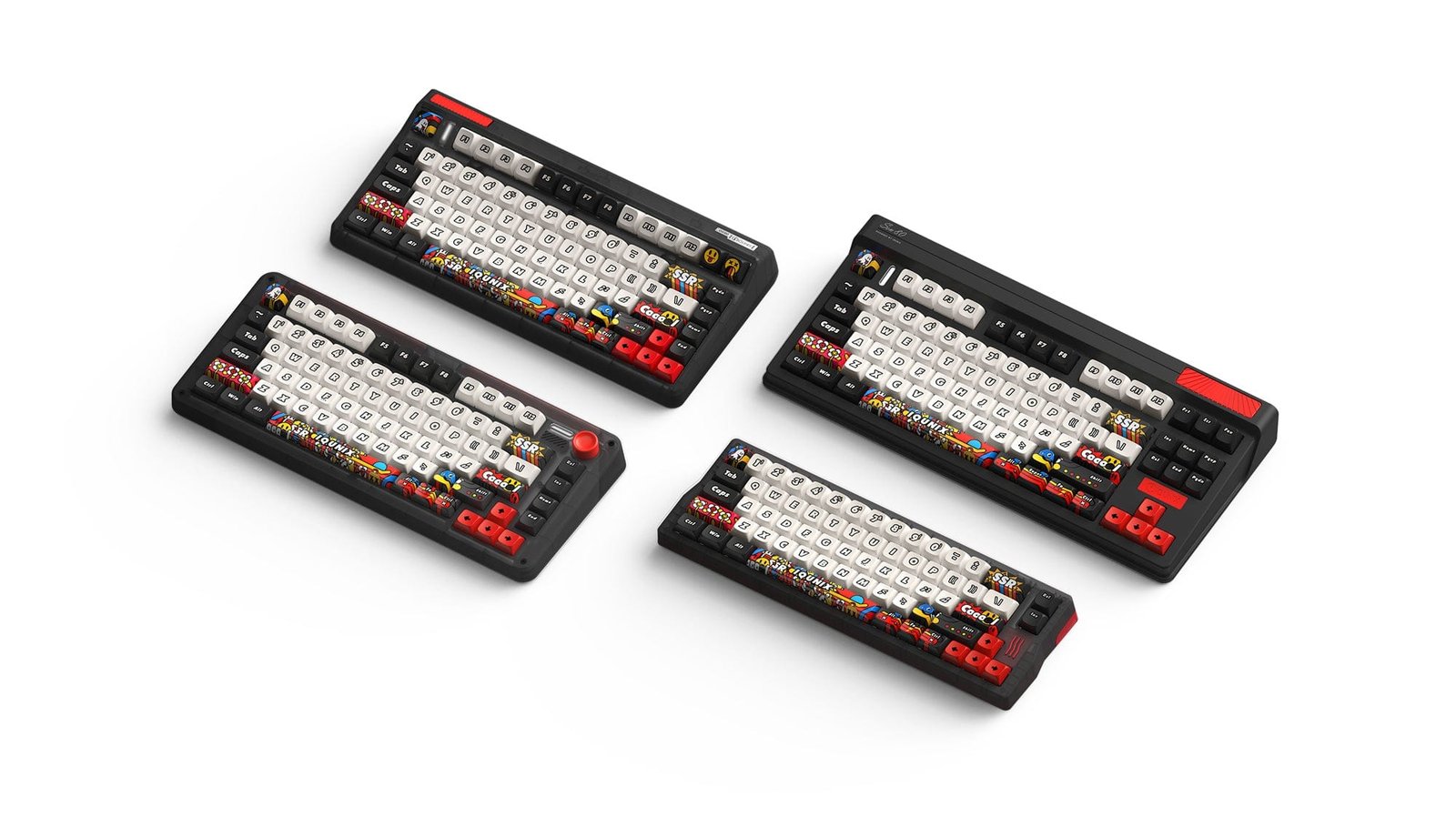 IQUNIX KEYCAPS SET GRAFFITI DIARY KEYCAPS PBT KEYCAPS