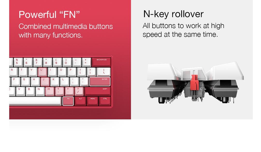 最佳 60% 机械键盘 - F60-2020 可更换键盘 | IQUNIX