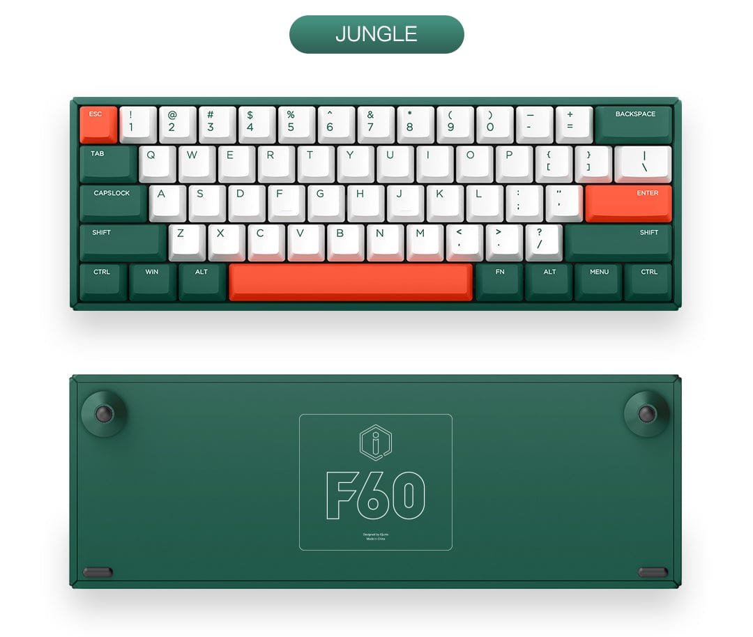 最佳 60% 机械键盘 - F60-2020 可更换键盘 | IQUNIX