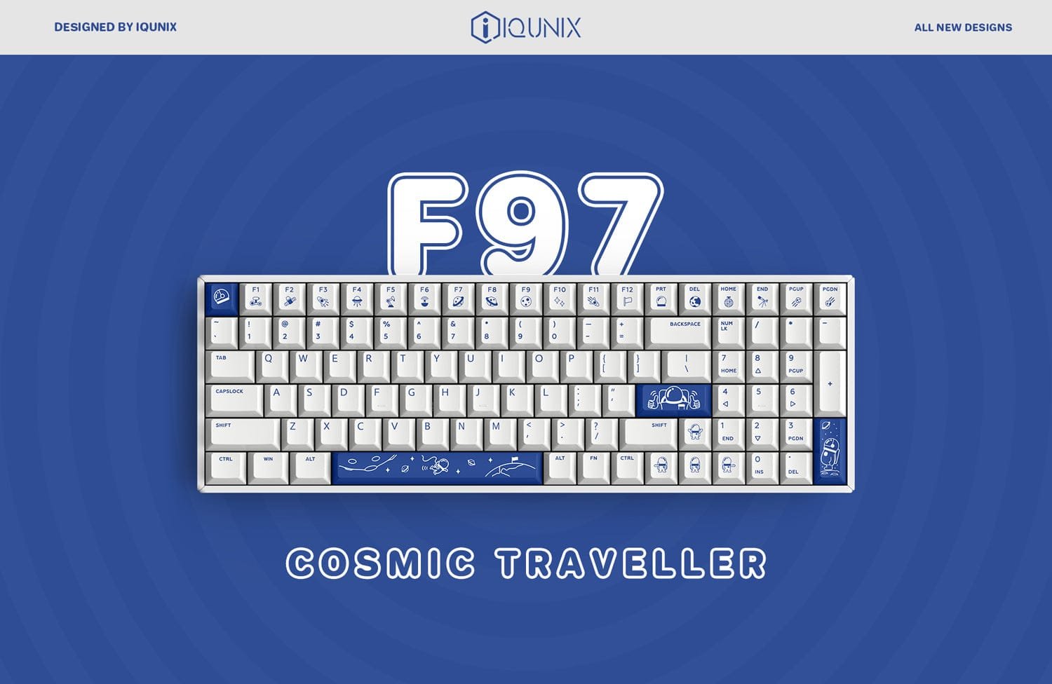 IQUNIX F97 Cosmic Traveller Wireless Mechanical Keyboard