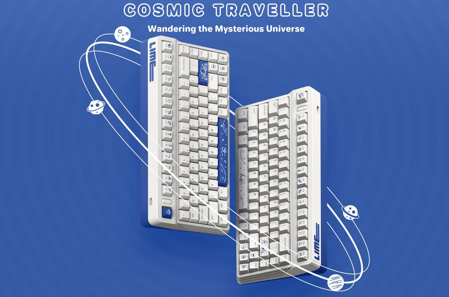 L80 SPACE THEMED Mechanical Keyboard L80 Comis Traveller
