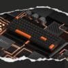 IQUNIX F97 Black Tangerine Wireless Mechanical Keyboard