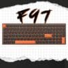 IQUNIX F97 Black Tangerine Wireless Mechanical Keyboard