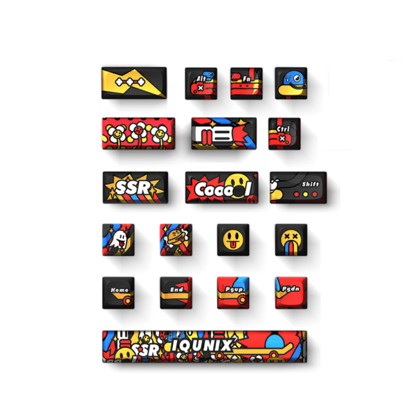 iqunix-graffiti-diary-pbt-keycap-set-727317 IQUNIX Graffiti Diary PBT Keycap Set