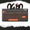 IQUNIX OG80 Black Tangerine Wireless Mechanical Keyboard