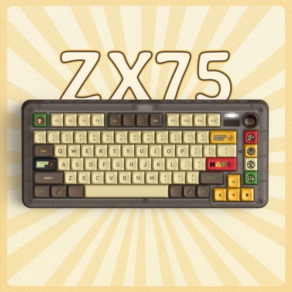 iqunix-zx75-happy-ape-wireless-mechanical-keyboard-842509 IQUNIX ZX75 Happy Ape Wireless Mechanical Keyboard